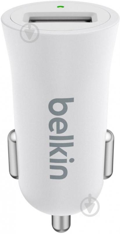 Зарядное устройство в автомобиль Belkin USB Mixit Premium 2.4Amp White (F8M730btWHT) - фото 1