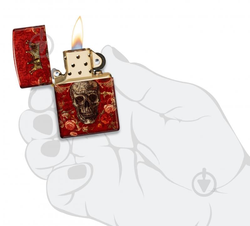 Зажигалка ZIPPO 48458 King Skull Design - фото 7