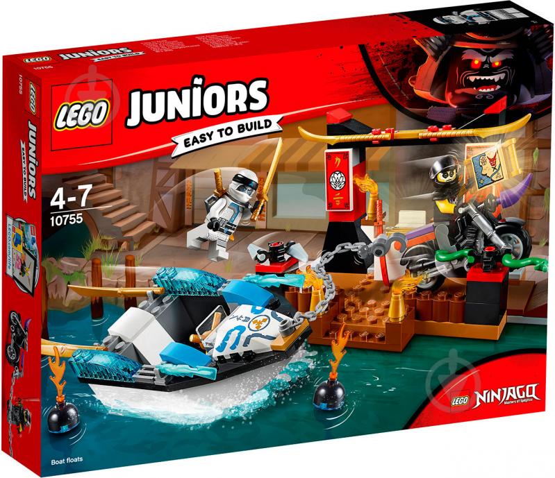 Конструктор LEGO Juniors Переслідування на човні Зейна 10755 - фото 1