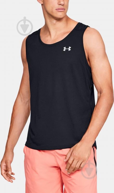 Майка Under Armour UA STREAKER 2.0 SINGLET 1326578-001 S чорний - фото 3