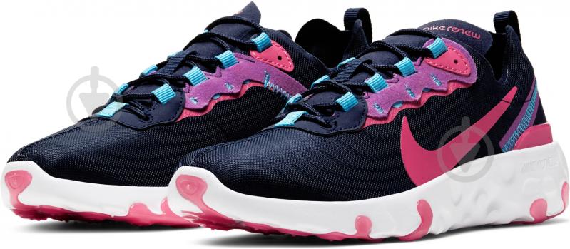 Кроссовки демисезонные Nike RENEELEMENT 55 (GS) CK4081-401 р.37,5 синие - фото 1 Кроссовки демисезонные Nike RENEELEMENT 55 (GS) CK4081-401 р.37,5 синие - фото 1