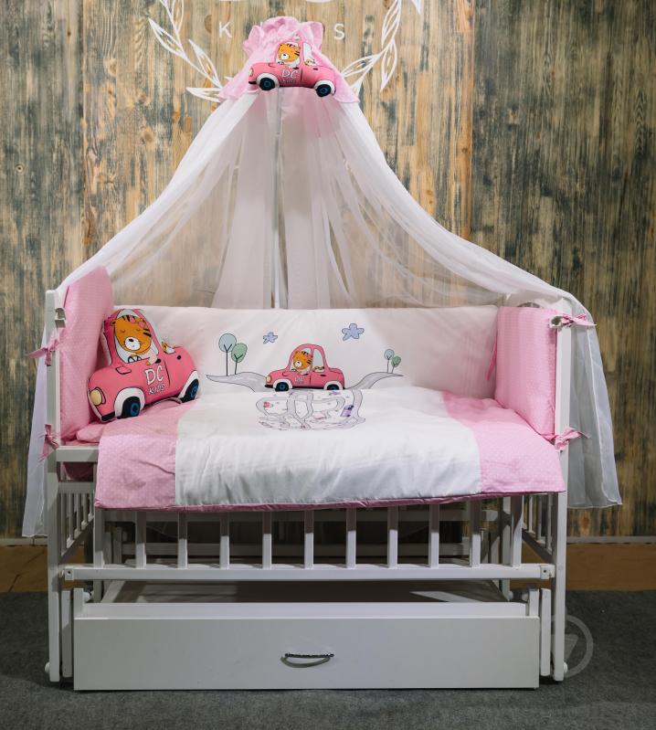 Комплект постельного белья DC KIDS от 0-3 лет БК-049 розовый - фото 1