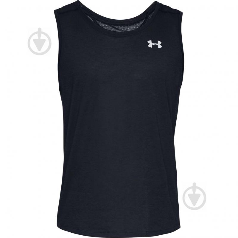 Майка Under Armour UA STREAKER 2.0 SINGLET 1326578-001 р.L чорний - фото 1