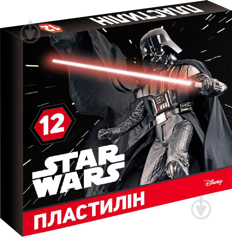 Пластилин Star Wars 12 цветов Мицар+ - фото 1
