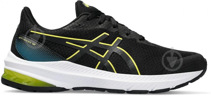 Кросівки для хлопчиків Asics GT-1000 12 GS 1014A296_005 р.35,5 чорні - фото 1