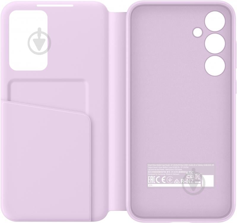 Чохол-книжка Samsung Smart View Wallet Case Lavender (EF-ZA356CVEGWW) для A35 - фото 5