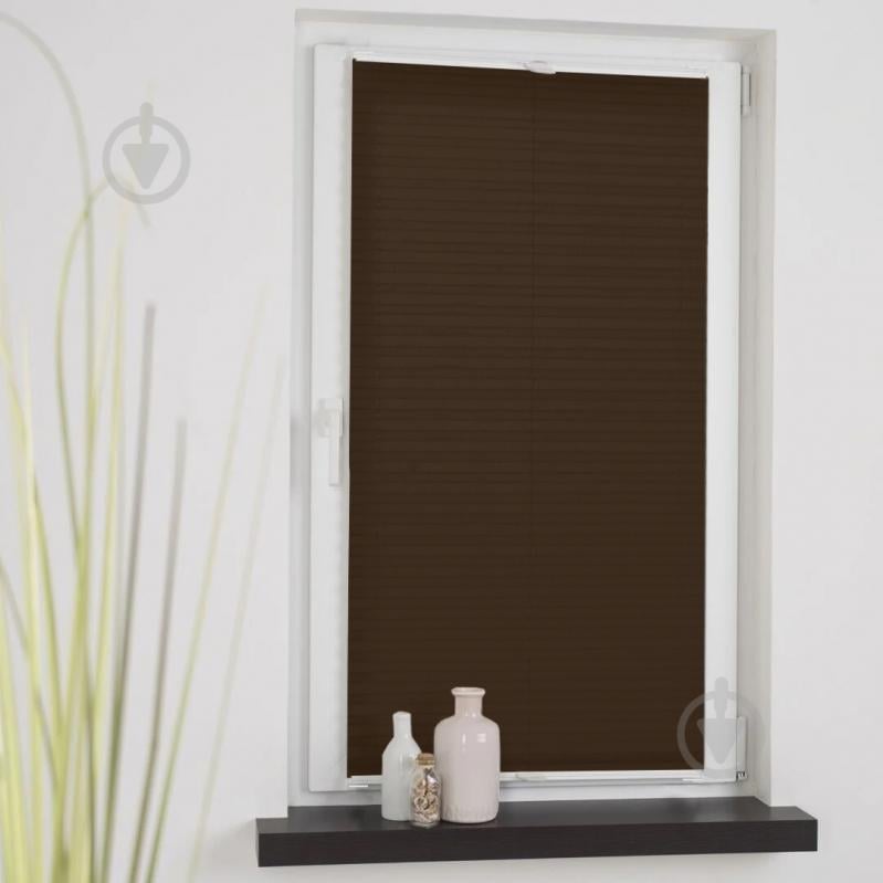 Штора-плісе Rollotex тканина DUO TERMO 60х90 см Коричневий - фото 3