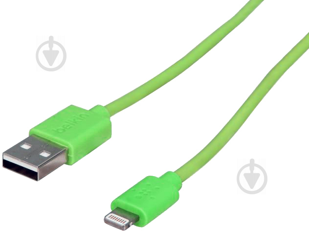 Кабель Belkin Lightning – USB 1.2 м зелений (F8J023bt04-GRN) - фото 3