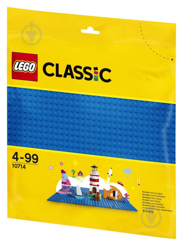 Конструктор LEGO Classic Базовая пластина синего цвета 10714 - фото 9