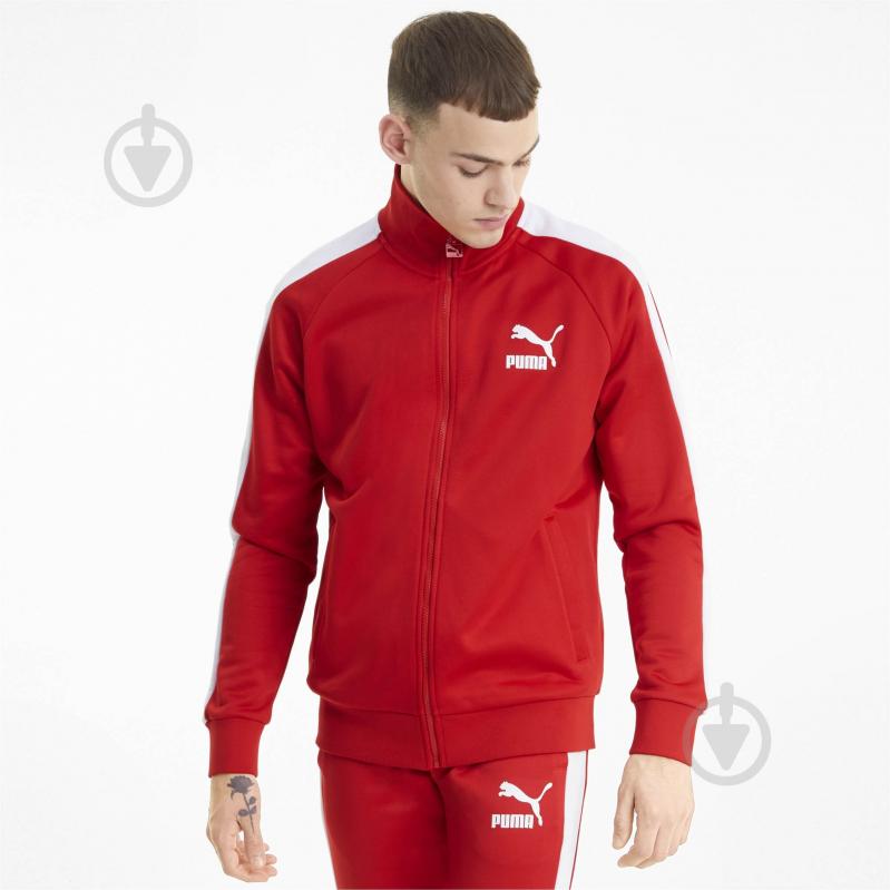 Джемпер Puma Iconic T7 Track Jacket PT 53009411 р. M красный - фото 1