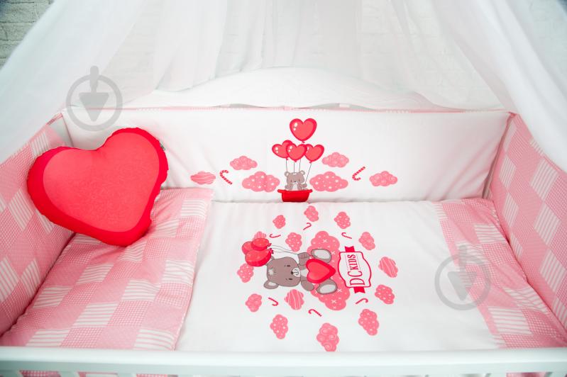 Комплект постельного белья DC KIDS от 0-3 лет БК-016 розовый - фото 1