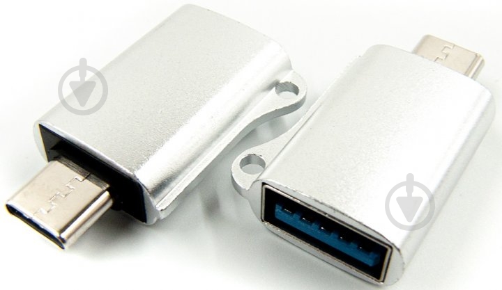 Переходник Dengos OTG USB - Type-C серый (ADP-019) - фото 2 Переходник Dengos OTG USB - Type-C серый (ADP-019) - фото 2