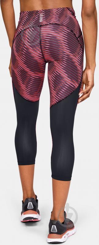 Лосины Under Armour W UA Fly Fast HeatGear Printed Crop 1353511-691 р.L розовый - фото 4