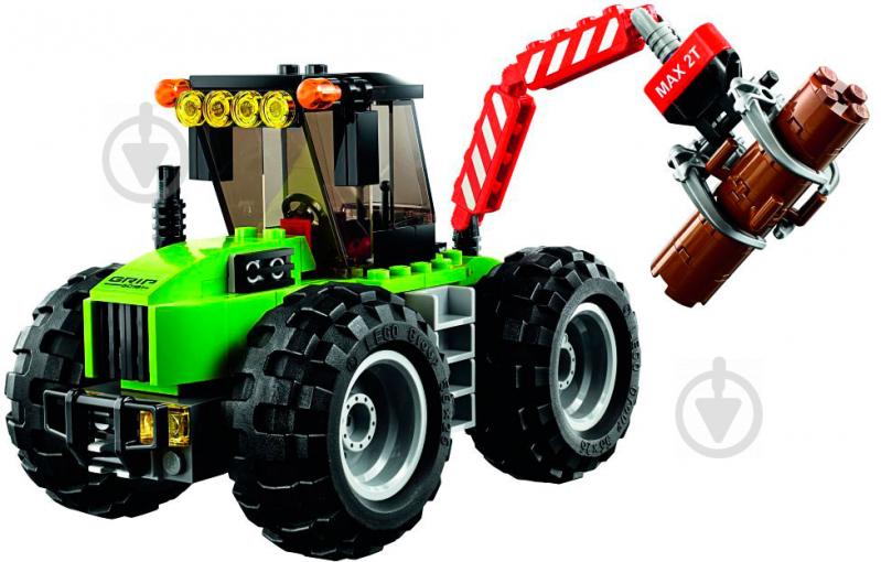 Конструктор LEGO City Лісоповальний трактор 60181 - фото 3