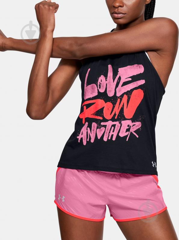 Майка Under Armour UA W Love Run Another Tank 1353660-001 р.M черный - фото 3