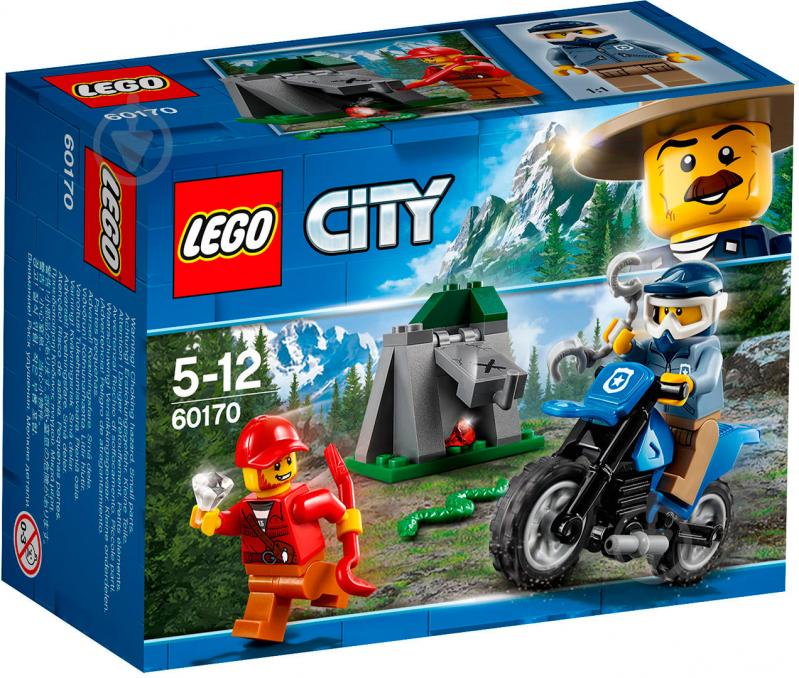 Конструктор LEGO City Погоня на внедорожниках 60170 - фото 1