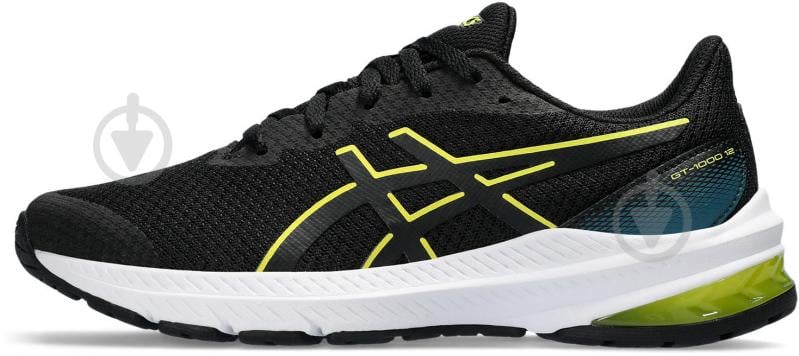 Кросівки для хлопчиків Asics GT-1000 12 GS 1014A296_005 р.39,5 чорні - фото 3