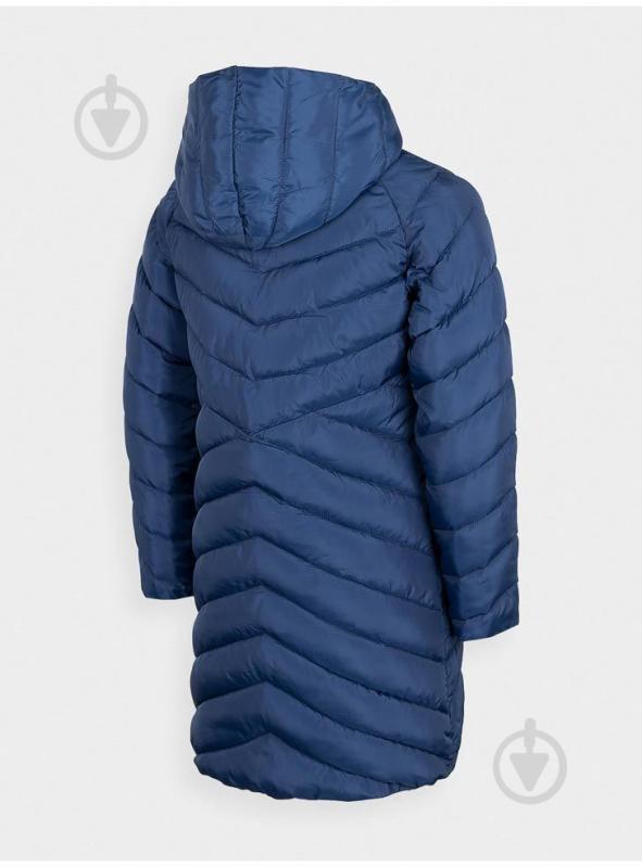 Пальто для девочек демисезонное 4F JACKET JKUDP003 HJZ22-JKUDP003-31S синее - фото 2