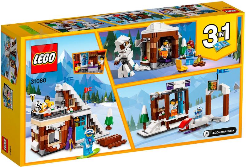 Конструктор LEGO Creator Зимові канікули 31080 - фото 5 Конструктор LEGO Creator Зимові канікули 31080 - фото 5