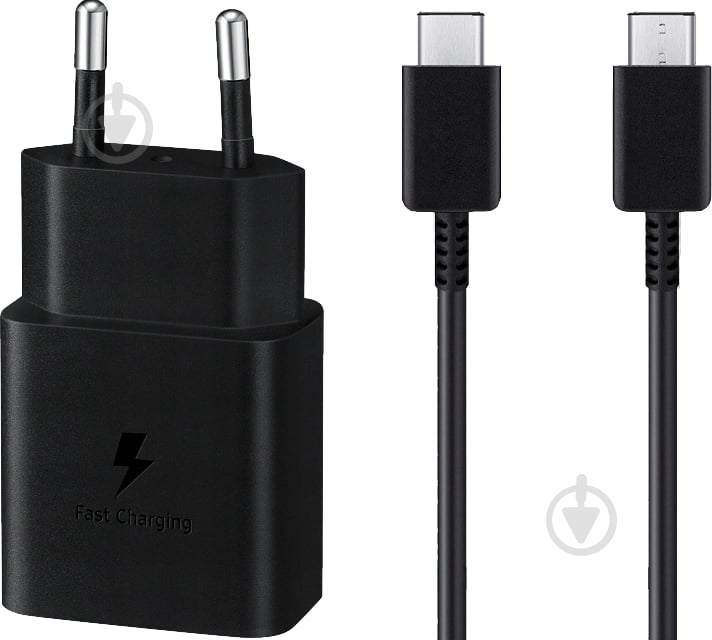 Зарядний пристрій Samsung 15W Power Adapter black (EP-T1510XBEGRU) - фото 1