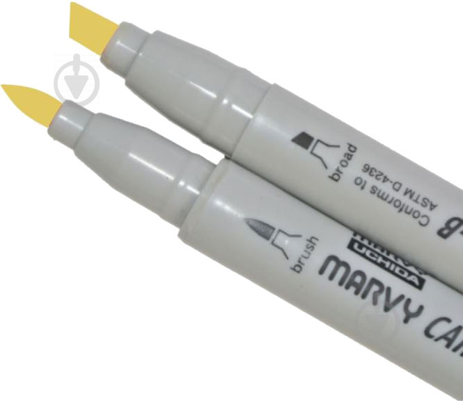 Маркер двусторонний Marvy 1900B-S 22191023T охра золотистая - фото 1