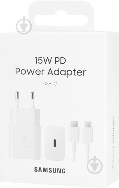 Зарядний пристрій Samsung 15W Power Adapter white (EP-T1510XWEGEU) - фото 5