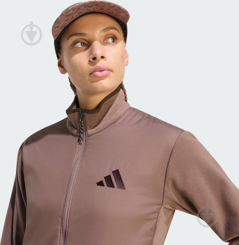 Джемпер Adidas W MT ESS WINDFL KH4645 р.M коричневый - фото 3