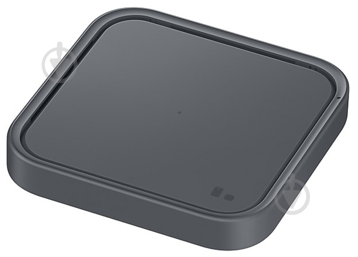 Бездротовий зарядний пристрій Samsung 15W Wireless Charger Pad w/o TA Dark Gray (EP-P2400BBEGEU) - фото 3