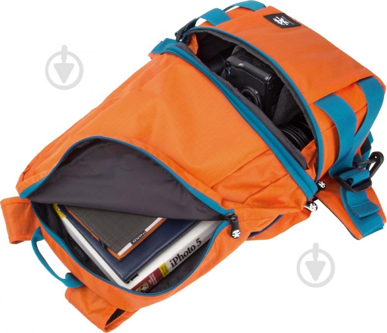 Рюкзак сложный Crumpler Light Delight Foldable Backpack carrot LDFBP-013 - фото 6