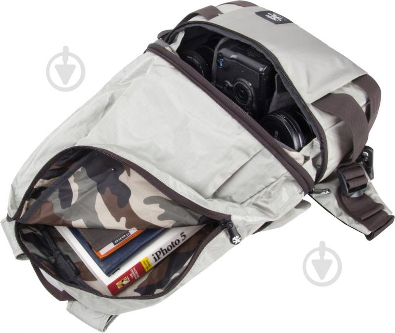 Рюкзак складний Crumpler Light Delight Foldable Backpack platinum LDFBP-012 - фото 4 Рюкзак складний Crumpler Light Delight Foldable Backpack platinum LDFBP-012 - фото 4