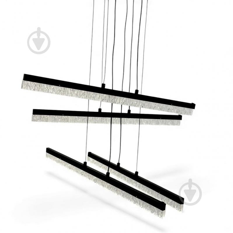 Люстра подвесная LIGHT SET GRIM PL-S 4 черный - фото 1