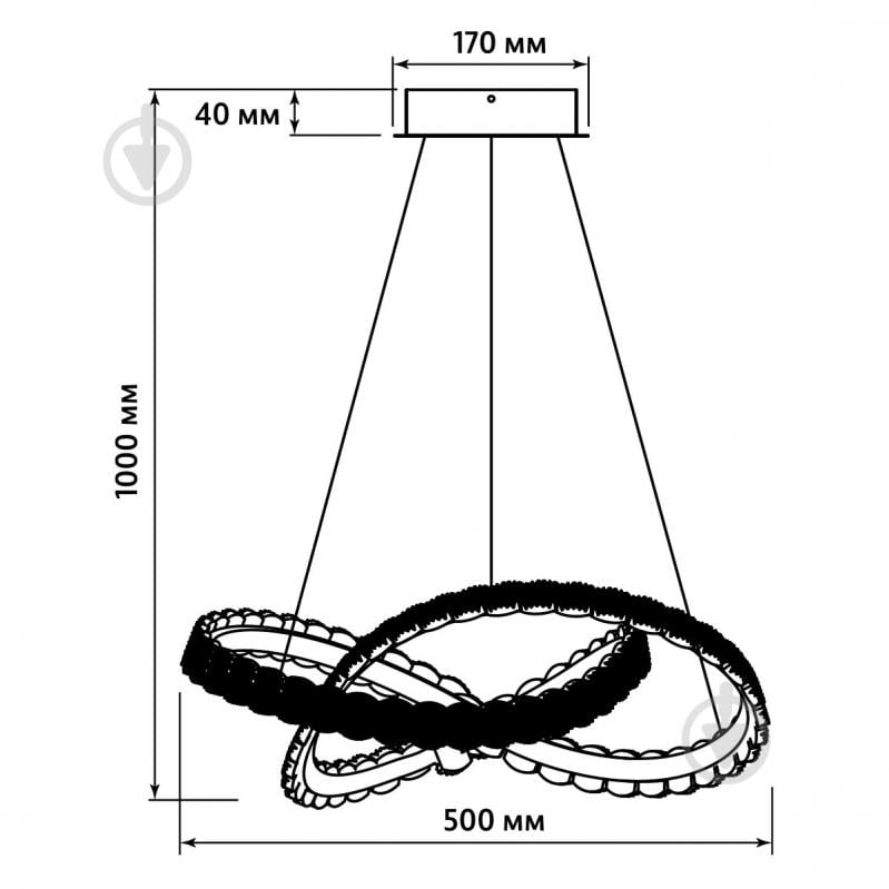 Люстра LIGHT SET MARIYA LED PL gold - фото 2 Люстра LIGHT SET MARIYA LED PL gold - фото 2