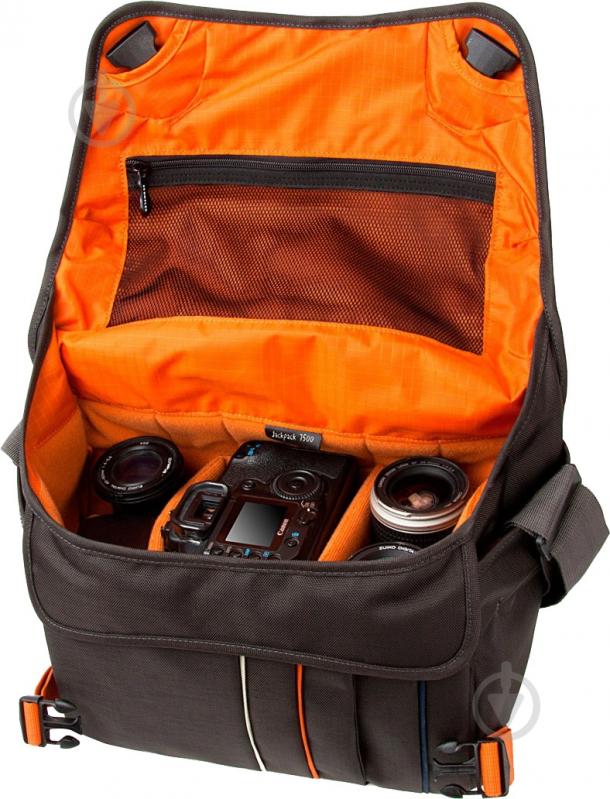 Сумка Crumpler Jackpack 7500 black/grey/orange JP7500-005 - фото 6