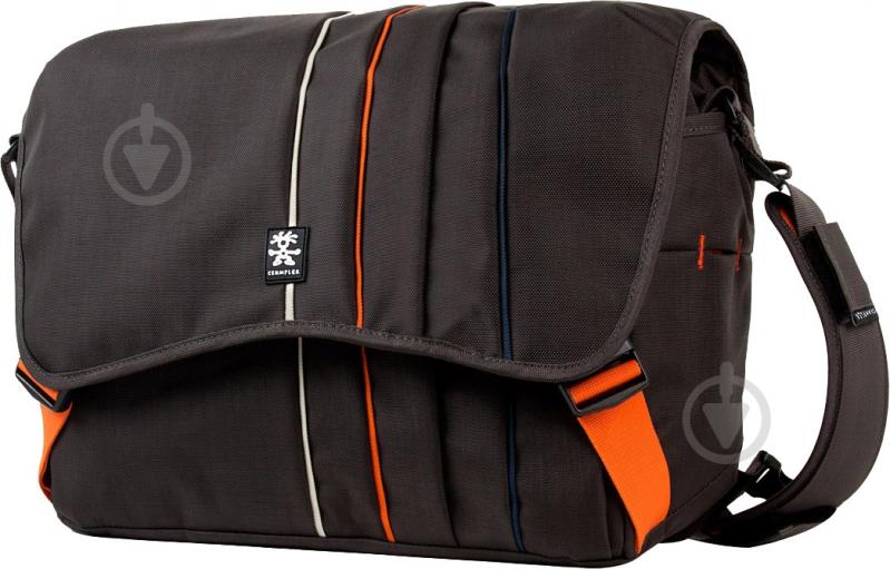 Сумка Crumpler Jackpack 9000 grey/black/orange JP9000-005 - фото 2