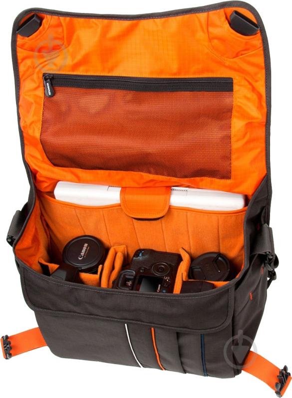 Сумка Crumpler Jackpack 9000 grey/black/orange JP9000-005 - фото 6