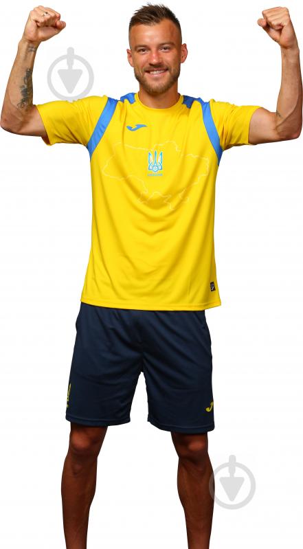 Футболка Joma Ukraine Official Replica T-shirt 101264.907 р.2XL желтый - фото 11