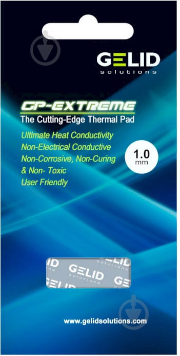 Термопрокладка Gelid Solutions GP-Extreme 80x40x1.0 мм (TP-GP01-B) - фото 2