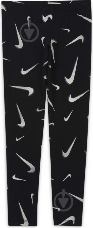 Лосины Nike NSW FAVORITES AOP LEGGING DA1239-010 черный - фото 5