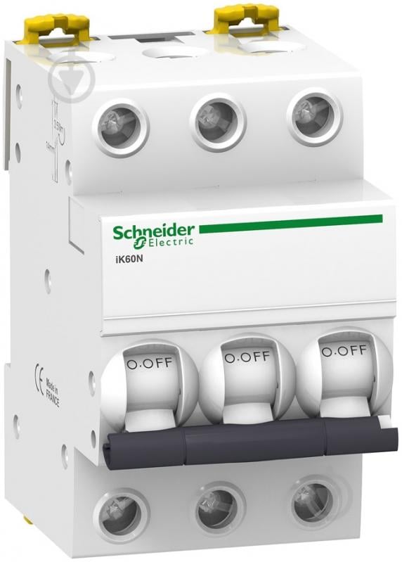 Автоматический выключатель  Schneider Electric iK60 3P 63 A C A9K24363 - фото 1