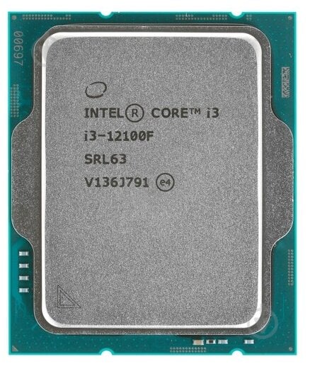 Процессор Intel Core i3-12100F 3,3 GHz Socket 1700 Box (BX8071512100F S RL63) - фото 2