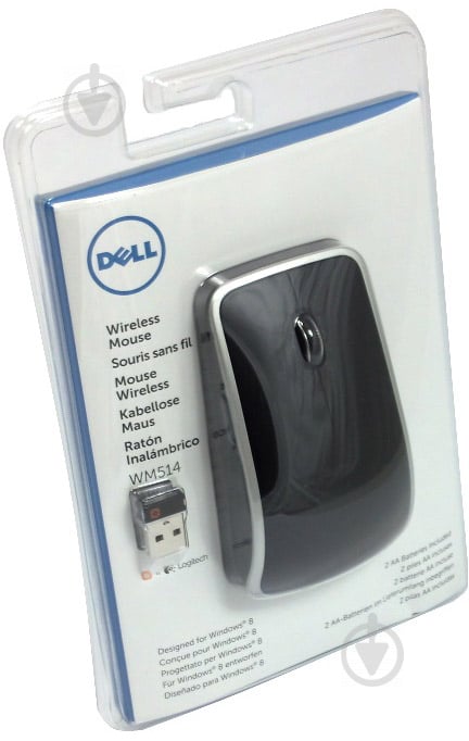 Мышь Dell WM514 Wireless Laser Kit 570-11537 black/grey - фото 6