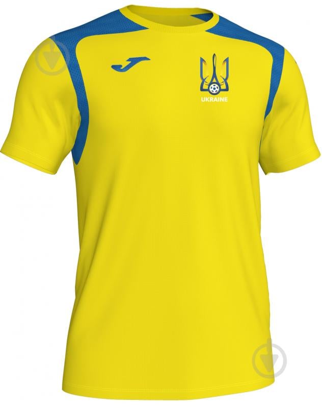 Футболка Joma Ukraine Official Replica T-shirt 101264.907 р.XL желтый - фото 1 Футболка Joma Ukraine Official Replica T-shirt 101264.907 р.XL желтый - фото 1