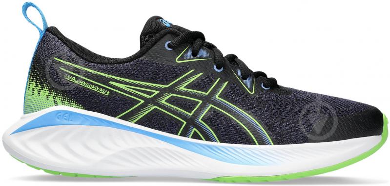 Кроссовки для мальчиков демисезонные Asics GEL-CUMULUS 25 GS 1014A312_002 р.39 черные - фото 1