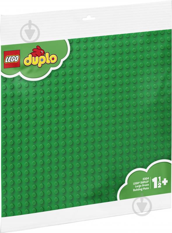 Конструктор LEGO DUPLO Велика зелена будiвельна пластина (38х38) 2304 - фото 10