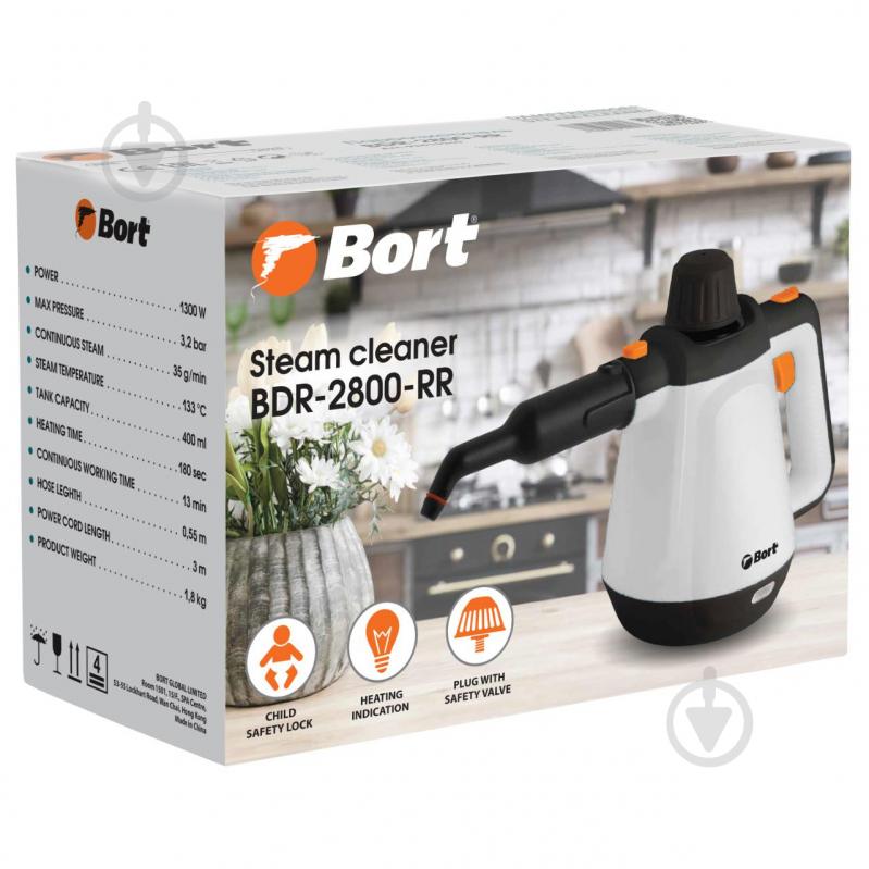 Пароочисник Bort BDR-2800-RR - фото 5