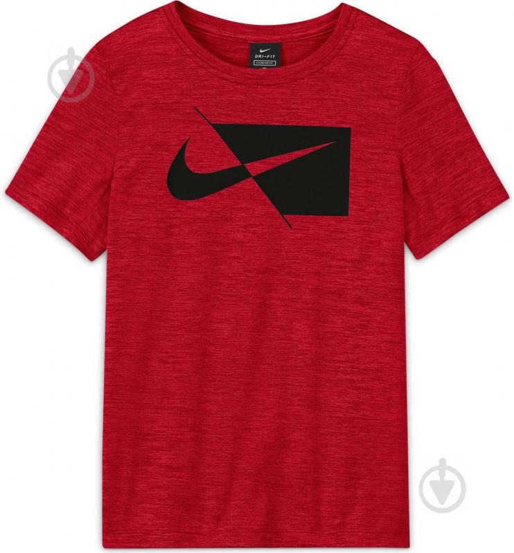 Футболка Nike NK DRY HBR SS TOP DA0282-657 р.XL червоний - фото 1