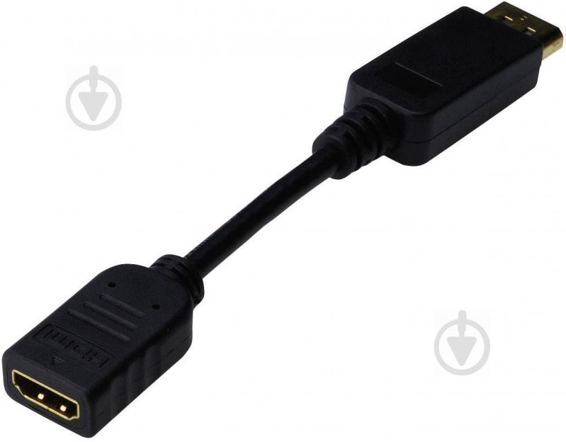 Адаптер Digitus DisplayPort – HDMI 0.15 м чорний (AK-340408-001-S) (AM/AF) - фото 2