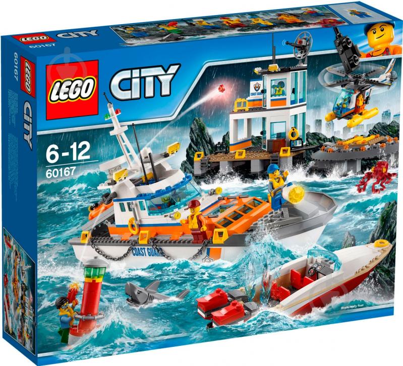 ᐉ Конструктор LEGO City Штаб-квартира береговой охраны 60167