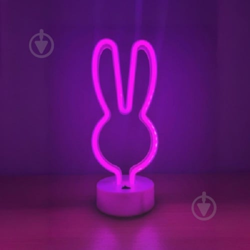 Ночник LED-NEON RABBIT розовый B-13 - фото 1