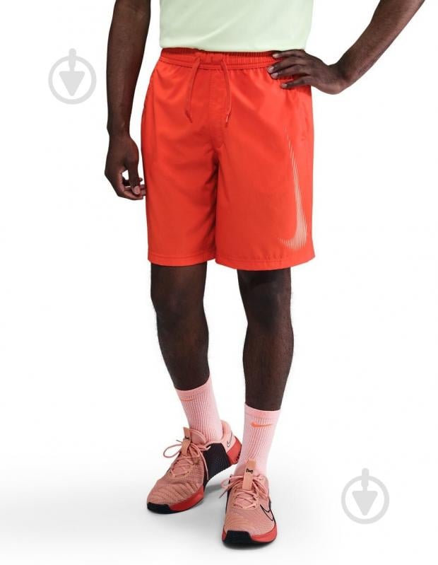 Шорти Nike M NK DF FORM 9IN UL SHORT SWOO HJ4045-633 р. M помаранчевий - фото 1